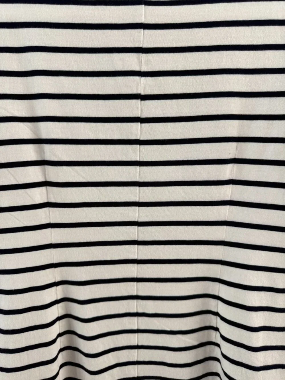J.Crew Navy White Striped Ruffle Sleeve T-Shirt Dress Small 100% Cotton Nautical